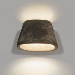 Keramik-Wandfluter als Auenlampe