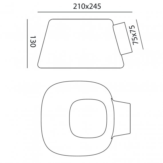 Schema des Wandfluters